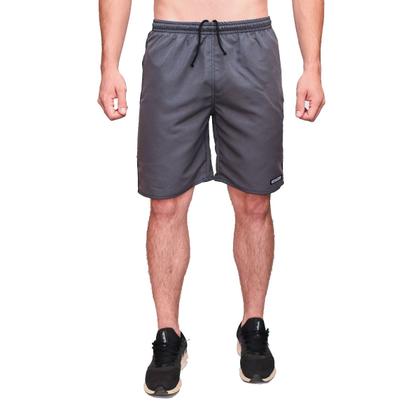 Imagem de Kit 3 Bermudas Calção Tactel Masculino Leve Macio 3 Bolso Elástico Cordão Comprido Listras Academia