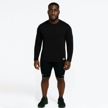 Imagem de Kit 3 Bermudas Compressão Térmica Segunda Pele Dryfit Ciclismo Corrida