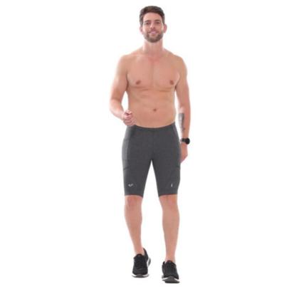 Imagem de Kit 3 Bermudas De Compressão Masculina Com Bolso Corrida