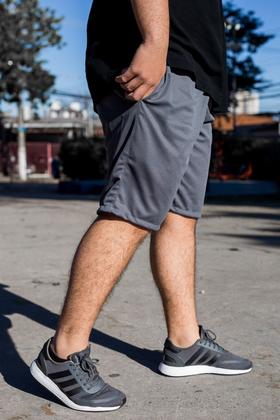 Imagem de KIT 3 Bermudas Dry Fit  Shorts Plus Size Lisa Cintura com Elástico 109