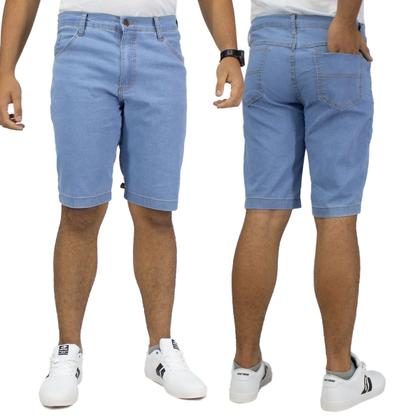 Imagem de Kit 3 Bermudas Masculinas Jeans Com Lycra