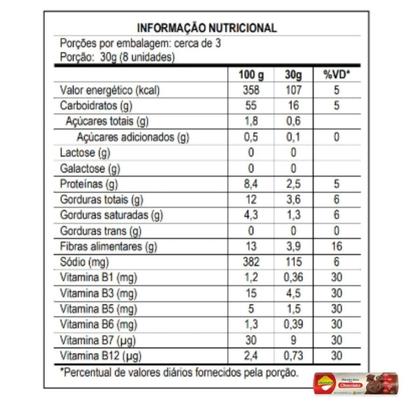 Imagem de Kit 3 Biscoito Doce Diet Zero Lactose Chocolate 95G Lowçucar