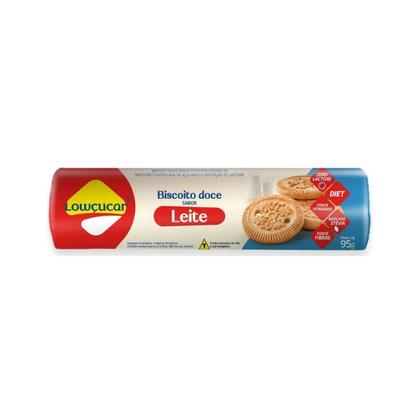 Imagem de Kit 3 Biscoito Doce Diet Zero Lactose Leite 95G Lowçucar