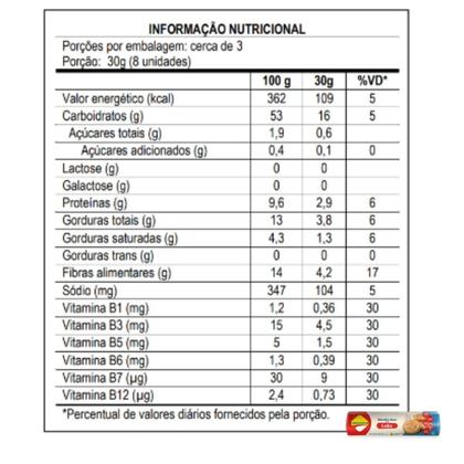Imagem de Kit 3 biscoito doce diet zero lactose leite 95g lowçucar