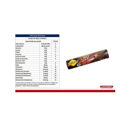 Imagem de Kit 3 Biscoitos Recheado Zero Lactose E Zero Açúcar Lowçucar