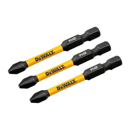 Imagem de Kit 3 Bits Phillips PH2 x 50mm Flextorq DWAF2PH2IR3 Dewalt