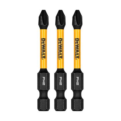 Imagem de Kit 3 Bits Phillips PH2 x 50mm Flextorq DWAF2PH2IR3 Dewalt