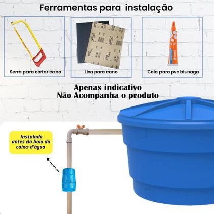 Imagem de Kit 3 Bloqueador De Ar 3/4 Premium Hidro Redutor Conta Água