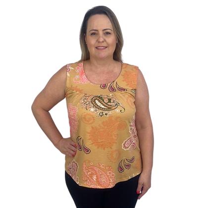 Imagem de Kit 3 Blusas Batas Femininas Regatas Estampadas Moda Verão