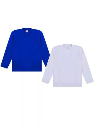 Imagem de Kit 3 Blusas Térmicas Bebê Menino Manga Longa Térmicas Manga longa Infantil bebê