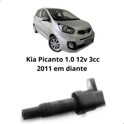 Imagem de Kit 3 Bobinas Ignição 2730104000 HB20 1.0 Kia Picanto 1.0