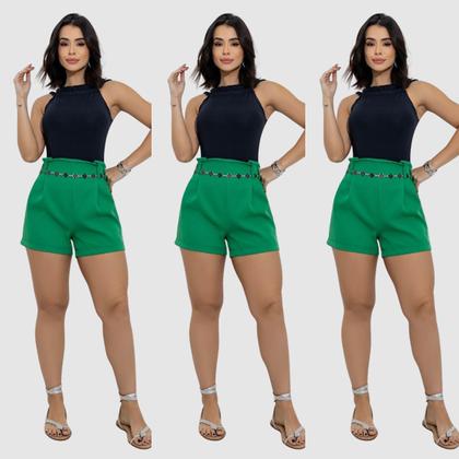 Imagem de Kit 3 Body Feminino Suplex Atacado Detalhe Trançado Verão