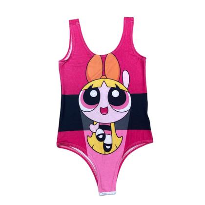 Imagem de Kit 3 Bodys Femininos Fantasia de Carnaval Meninas Super Poderosas