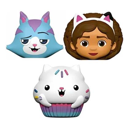 Imagem de Kit 3 Bolinhas Esguicho Gabby Gatubo e Cakey 3544 - Líder