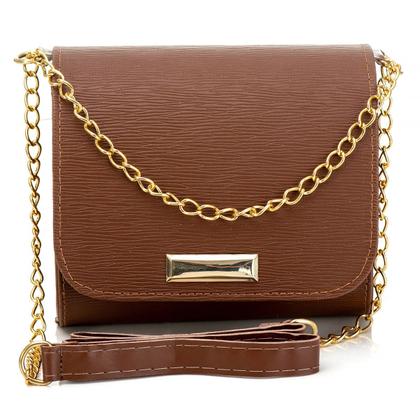 Imagem de Kit 3 Bolsas Feminina Tira Colo Transversal Moderna Com Alça