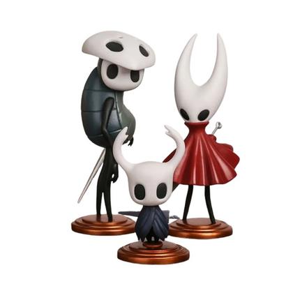 Imagem de Kit 3 bonecos hollow knight zote quirrel hormet miniaturas s/cx