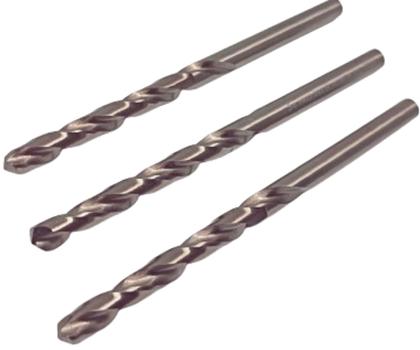 Imagem de KIT 3 BROCA HSCO 4.5 mm 5% Cobalto HASTE PARALELA DIN 388 WURTH