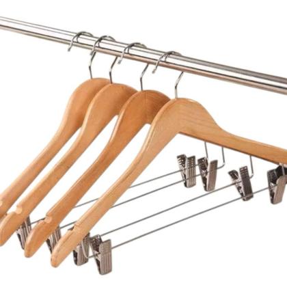 Imagem de Kit 3 cabides de madeira c/prededor clink