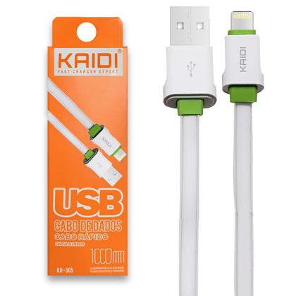 Imagem de Kit 3 Cabo Carregador Usb Iphone 7 X Original Kaidi Atacado