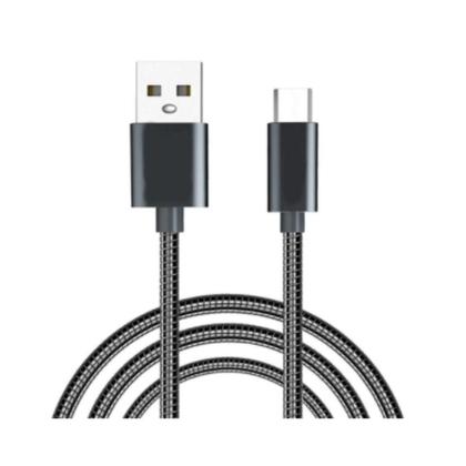 Imagem de Kit 3 Cabo Metal Usb Kingo 1M 2.1A Para Galaxy A10S