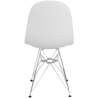 Imagem de Kit 3 Cadeiras Charles Eames Botonê Eiffel Base Metal Cromado