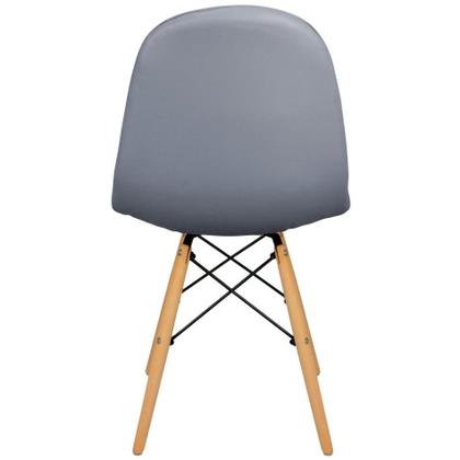 Imagem de Kit 3 Cadeiras Charles Eames Botonê Eiffel Wood Estofada