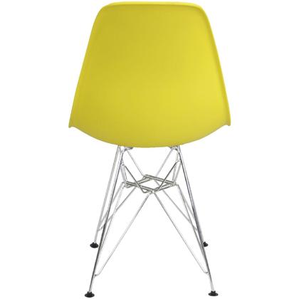 Imagem de Kit 3 Cadeiras Charles Eames Eiffel Base Metal Cromado