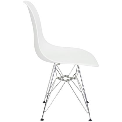 Imagem de Kit 3 Cadeiras Charles Eames Eiffel Base Metal Cromado