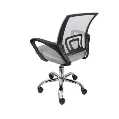 Imagem de Kit 3 Cadeiras De Escritório Begonia Tela Mesh Ergonômico Cinza