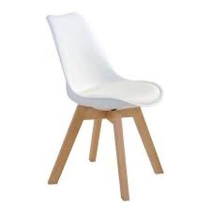 Imagem de Kit 3 Cadeiras Eames Eiffel Leda Saarinen Design Branco Para
