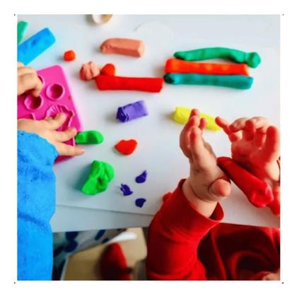 Imagem de Kit 3 caixa de massinha de modelar soft 12 cores 180g