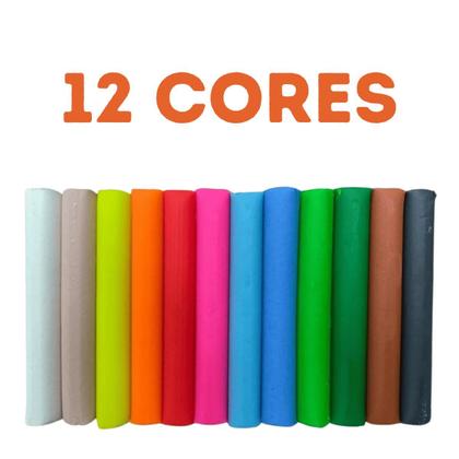 Imagem de Kit 3 caixa de massinha de modelar soft 12 cores 180g