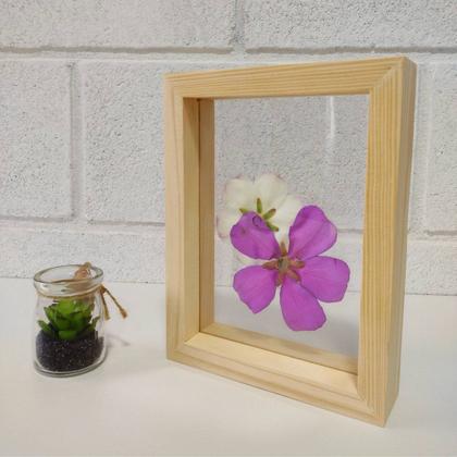 Imagem de Kit 3 Caixas Dupla Face em Madeira de Pinus c/ Duplo PS Cristal Transparente-1,8x4,5 - Tamanhos Variados