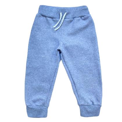 Imagem de Kit 3 Calça de Moletom Infantil Menina Flanelado por dentro 2 a 8 Anos
