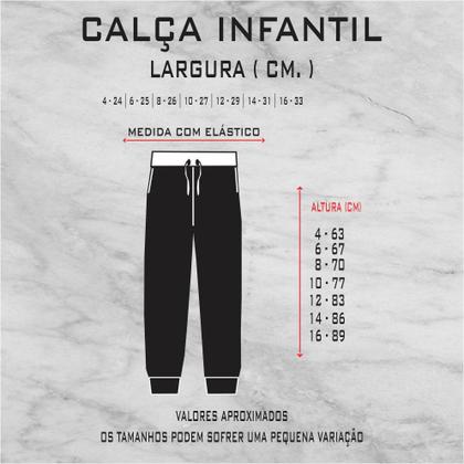 Imagem de Kit. 3 Calça Infantil Tactel com Bolsos.