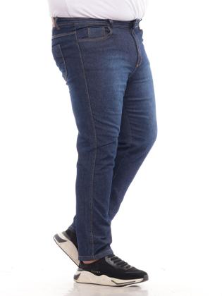 Imagem de Kit 3 Calça Jeans Masculina Plus Size Básica do 50 ao 56 Calça Plus Size