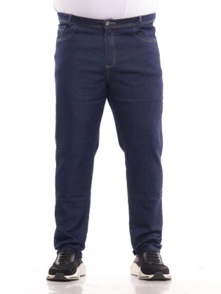 Imagem de Kit 3 Calça Jeans Masculina Plus Size Básica do 50 ao 56 Calça Plus Size