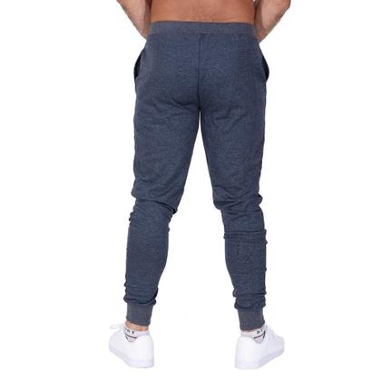 Imagem de Kit 3 Calça Moletom Plus Size Masculina Jogger Bolso Lisa Leve Confortável