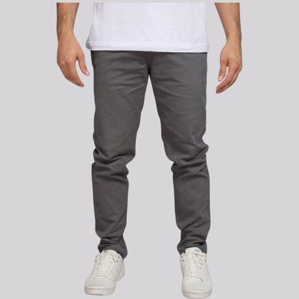 Imagem de Kit 3 Calça Sarja Masculina Calca Masculino C/lycra Elastano