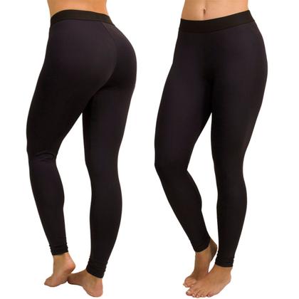 Imagem de KIT 3 Calça Térmica Proteção UV Vekyo Adulto Segunda Pele Ciclista Moda Fitness Feminina