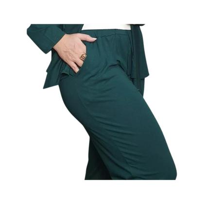 Kit Calças Feminina Lisa Malha Visco lycra Soltinhas