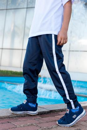 Imagem de Kit 3 Calças Infantil Jogger Helanca Elástico na Barra 424