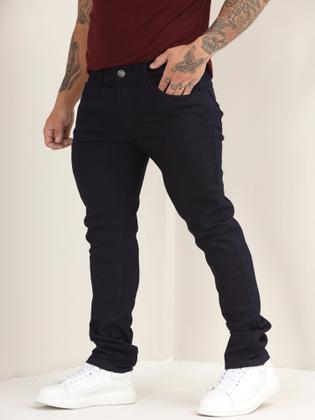 Imagem de Kit 3 Calças Jeans Lisa Masculina Skinny Básica Com Lycra A- 130/133/151