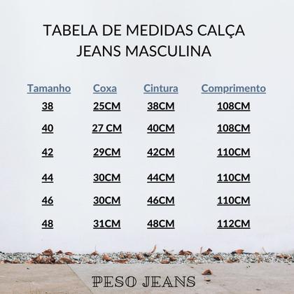 Imagem de Kit 3 Calças Jeans Masculinas Slim Fit com Elastano Lycra