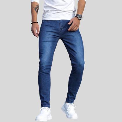 Imagem de KIT 3 Calças Jeans Skinny Masculina com Elastano Lycra Confortável