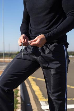 Imagem de Kit 3 Calças Jogger Treino  Academia Tecido Tacte Elástico na Barra  417