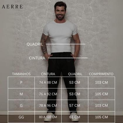 Imagem de Kit 3 Calças Linho Masculina Leve Com Cordão e Bolsos Verão