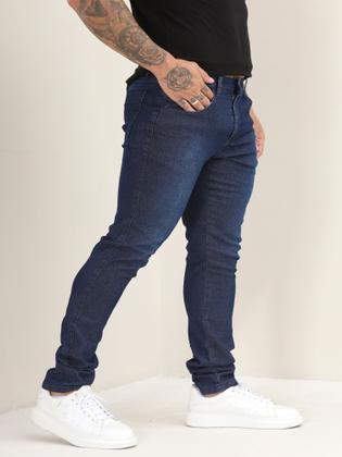 Imagem de Kit 3 Calças Masculina Jeans Skinny Lisa Básica Com Elastano A-130/140/151