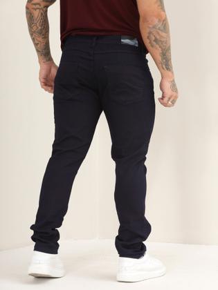 Imagem de Kit 3 Calças Masculina Jeans Skinny Lisa Básica Com Elastano A-130/140/151
