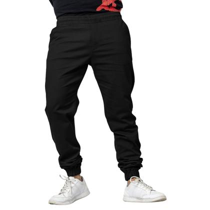 Imagem de Kit 3 Calças Sarja Conforto e Estilo para Qualquer Ocasião